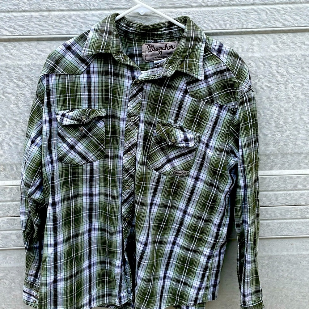 Vintage wrangler Pearl snap